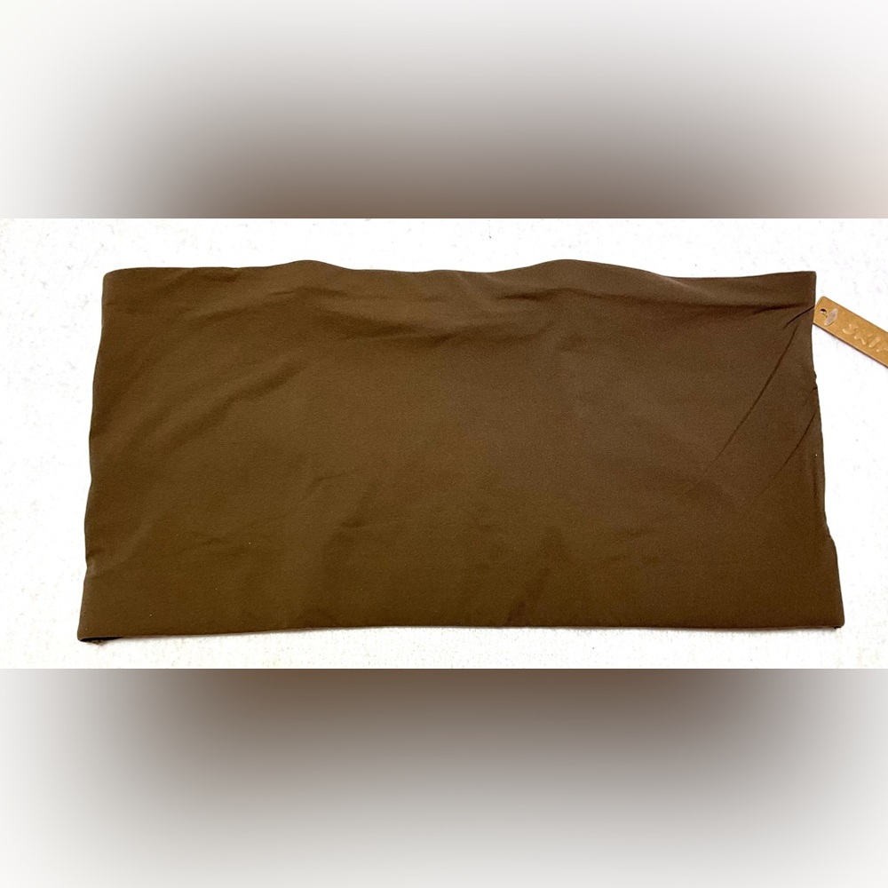 NWT SKIMS Fits Everybody Oxide Brown Bandeau Women's 3X Strapless